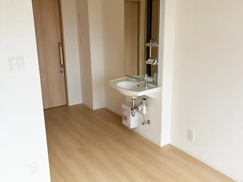住宅型有料老人ホーム一家団蘭せきめ 居室内洗面台